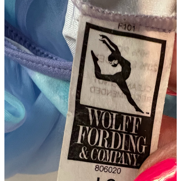 Girls Dress Size Small Blue Fairy Dance Recital Fit and Flair Tutu Ballerina - Picture 8 of 8